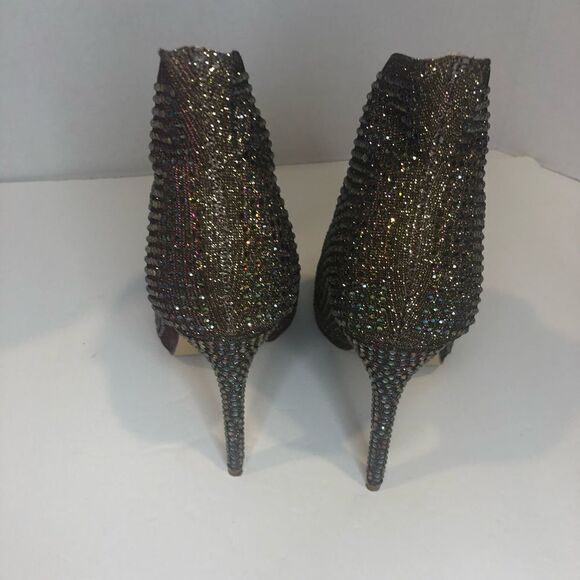 Liliana sparkling rhinestone 5in heel booties, size 8.5 - Picture 8 of 8